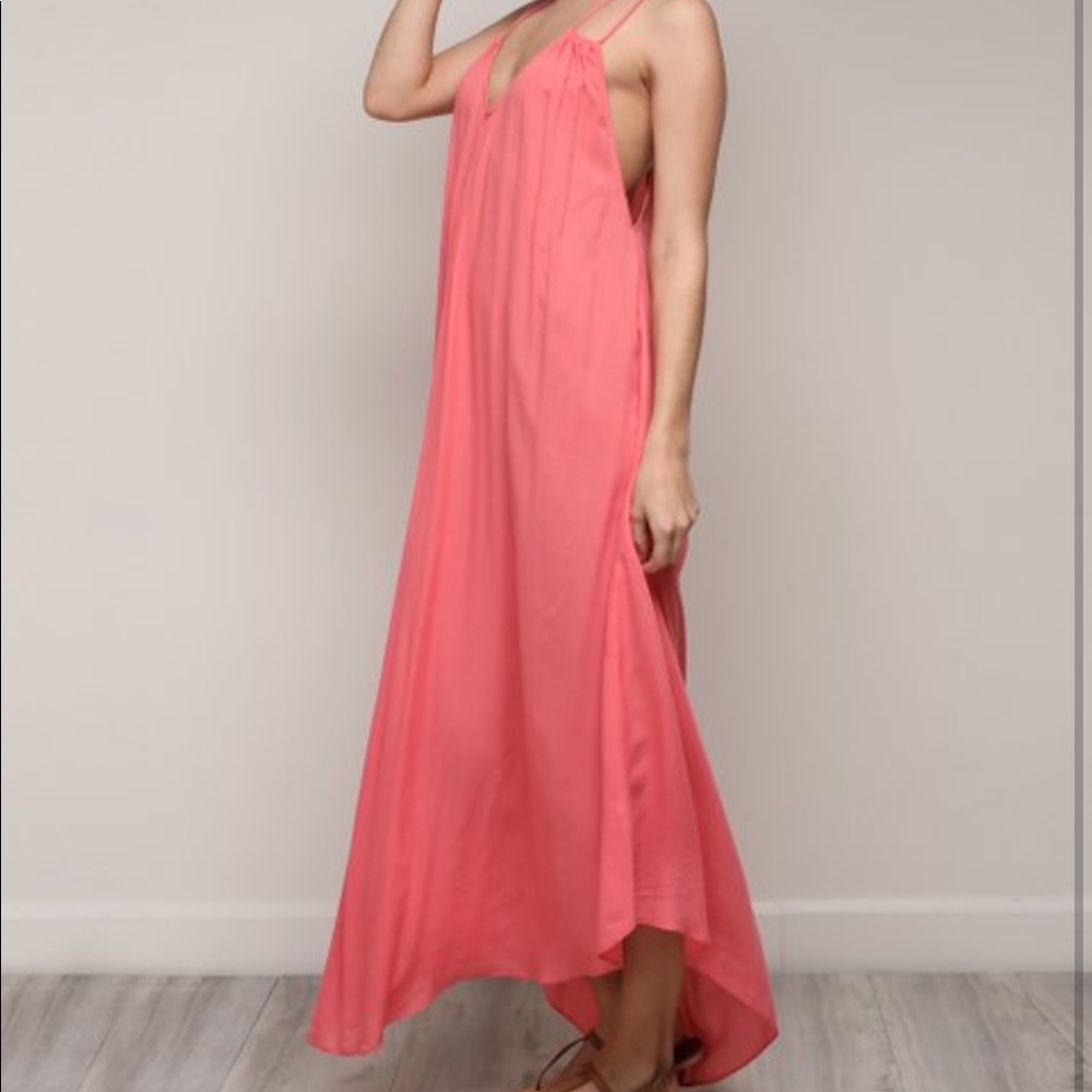 Festival Coral swim suit coverup/dress